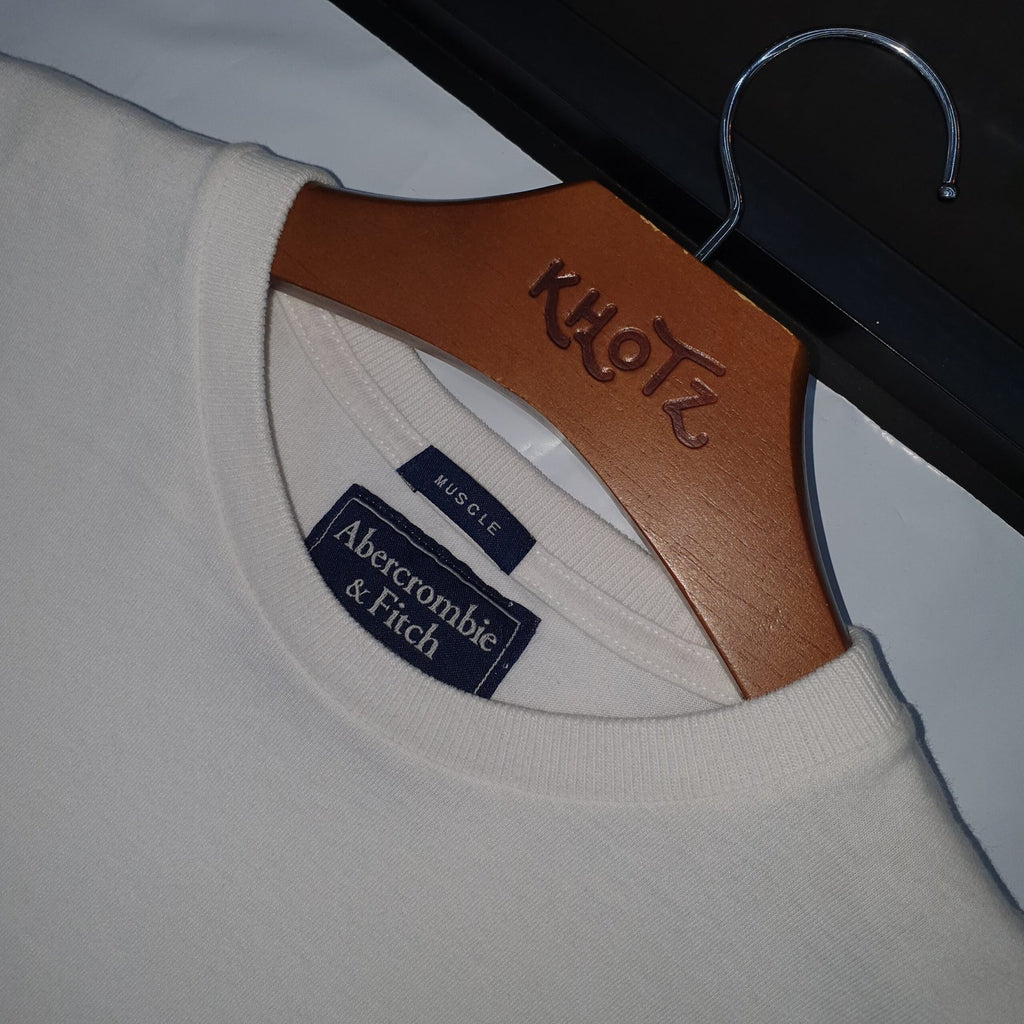 Camiseta Abercrombie Masculina Dual Color Logo Clássico