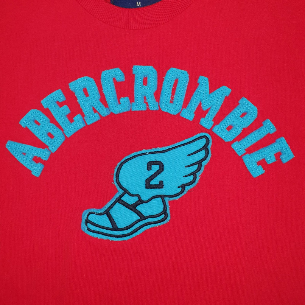 Camiseta Abercrombie Masculina Rosê Estampa Atlética
