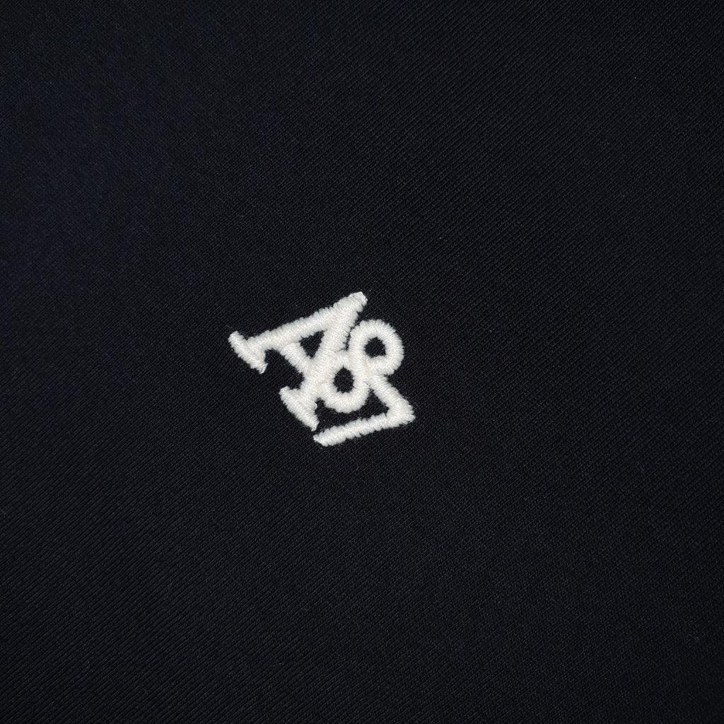 Camiseta Básica Aeropostale Masculina Preta Logo Clássico