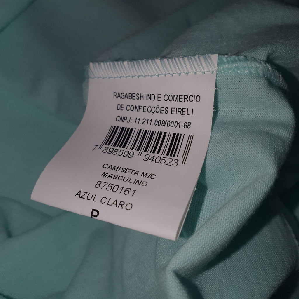 Camiseta Aeropostale Masculina Verde Água Estampa Cactus