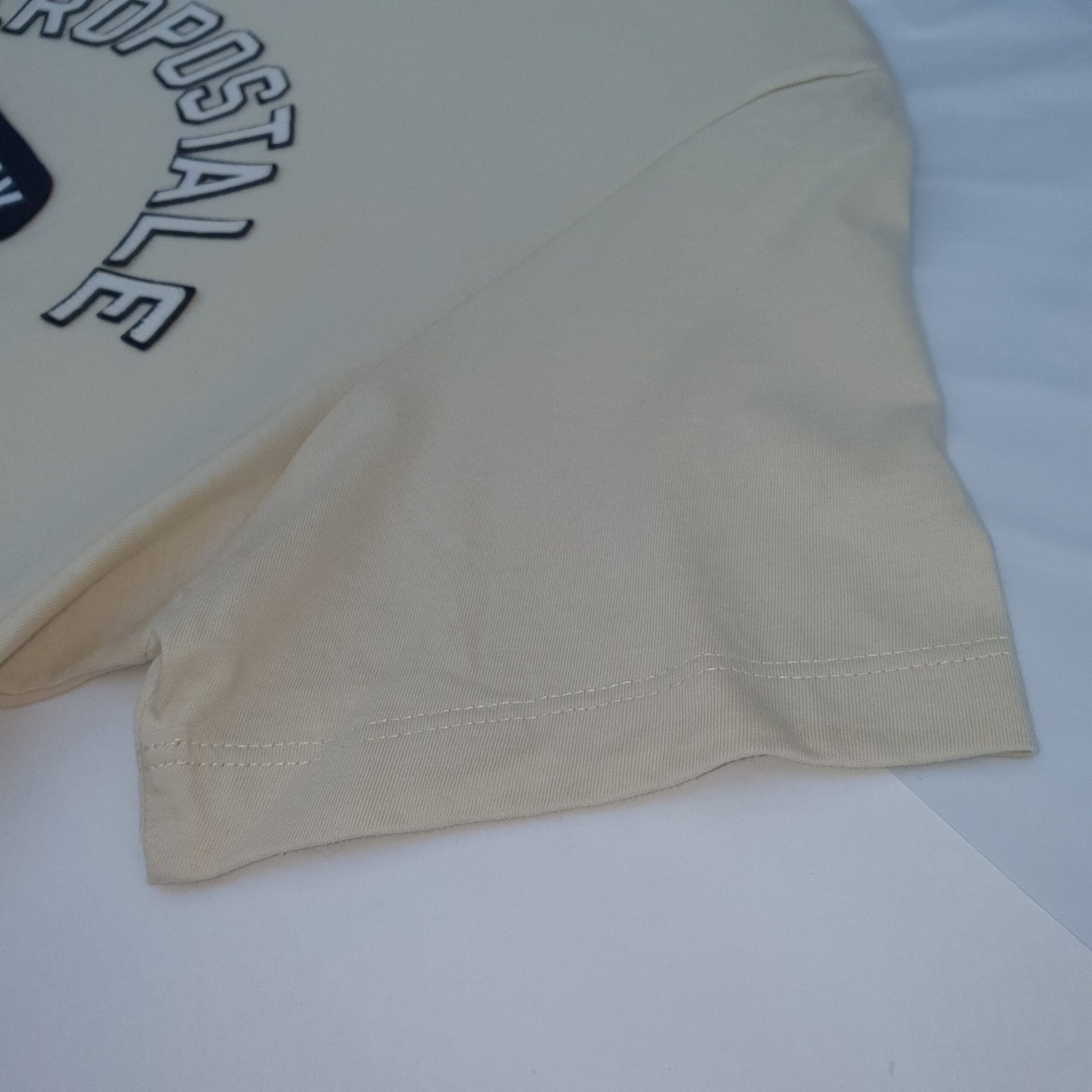Camiseta Aeropostale Masculina Creme Estampa NY