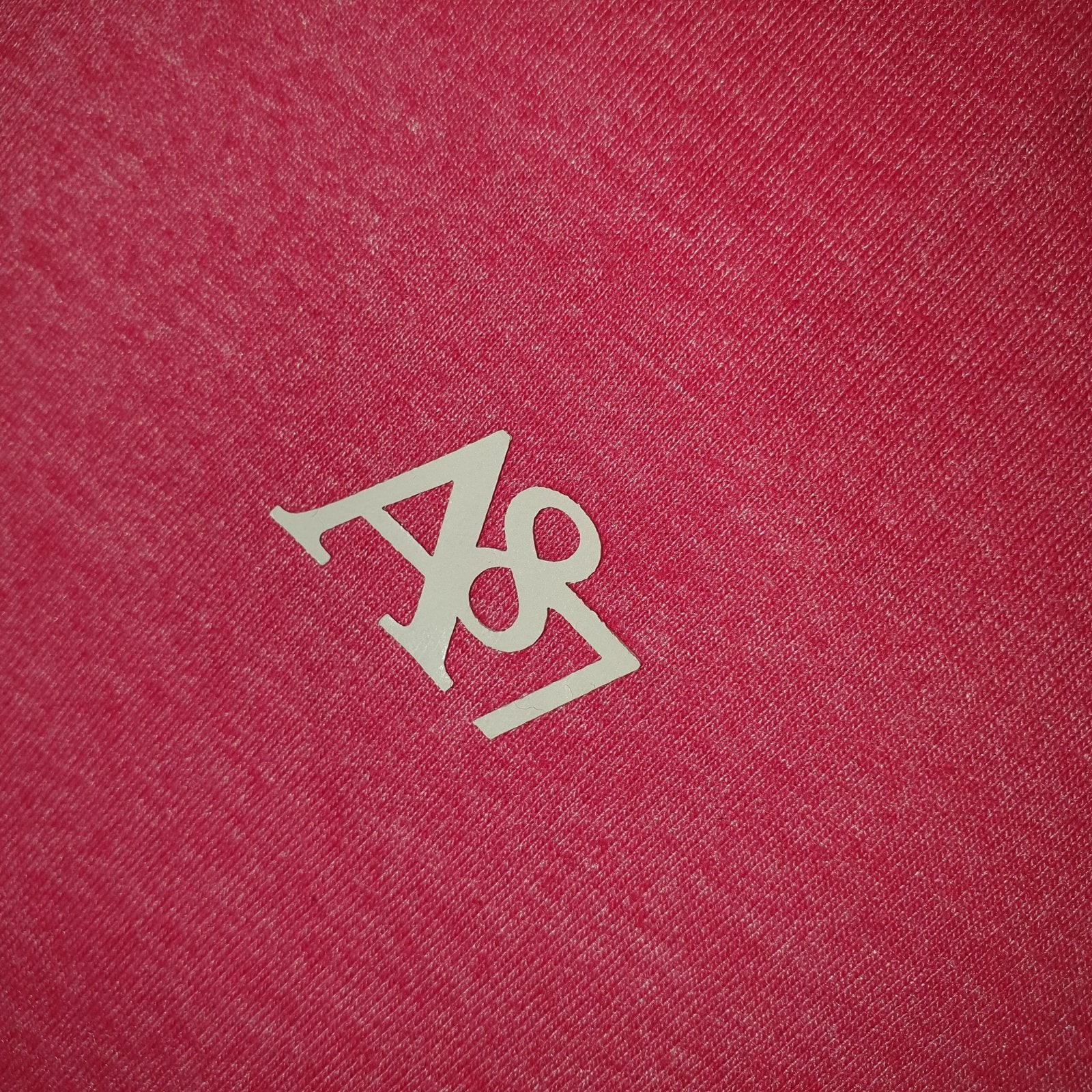 Camiseta Básica Aeropostale Masculina Framboesa Logo Clássico
