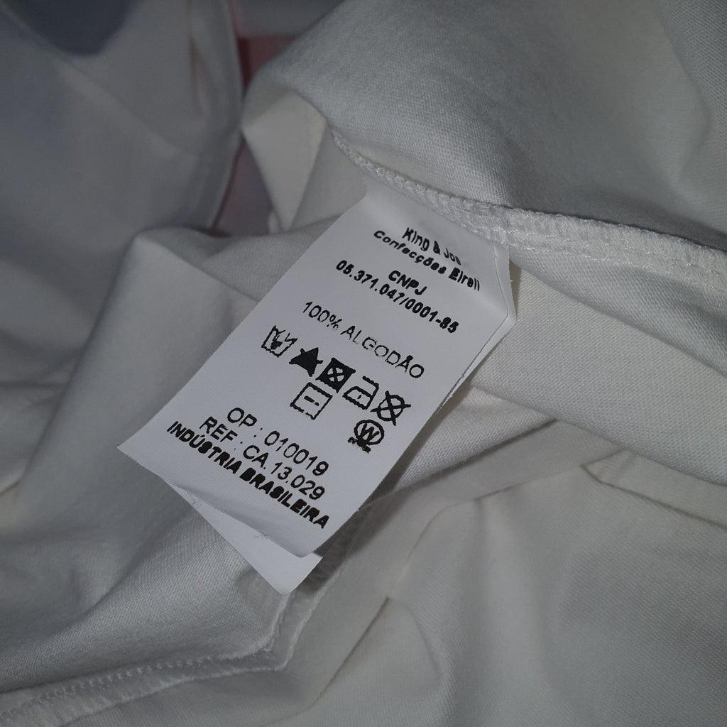 Camiseta Básica King&Joe Masculina Branca Estampa Havaí