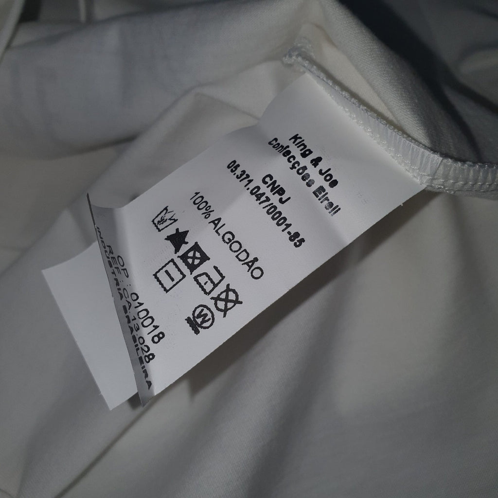 Camiseta Básica King&Joe Masculina Branca Estampa Praia