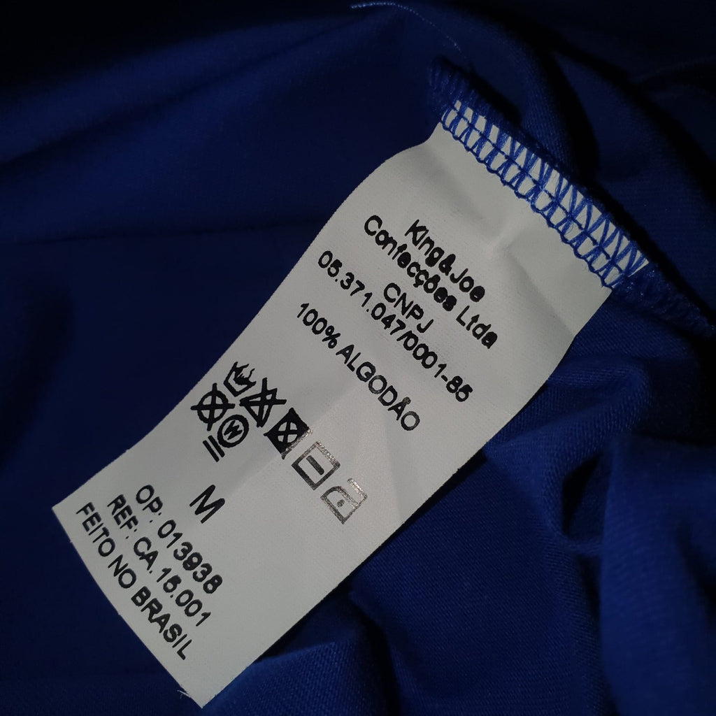 Camiseta Básica King&Joe Masculina Azul Royal Logo Marinho