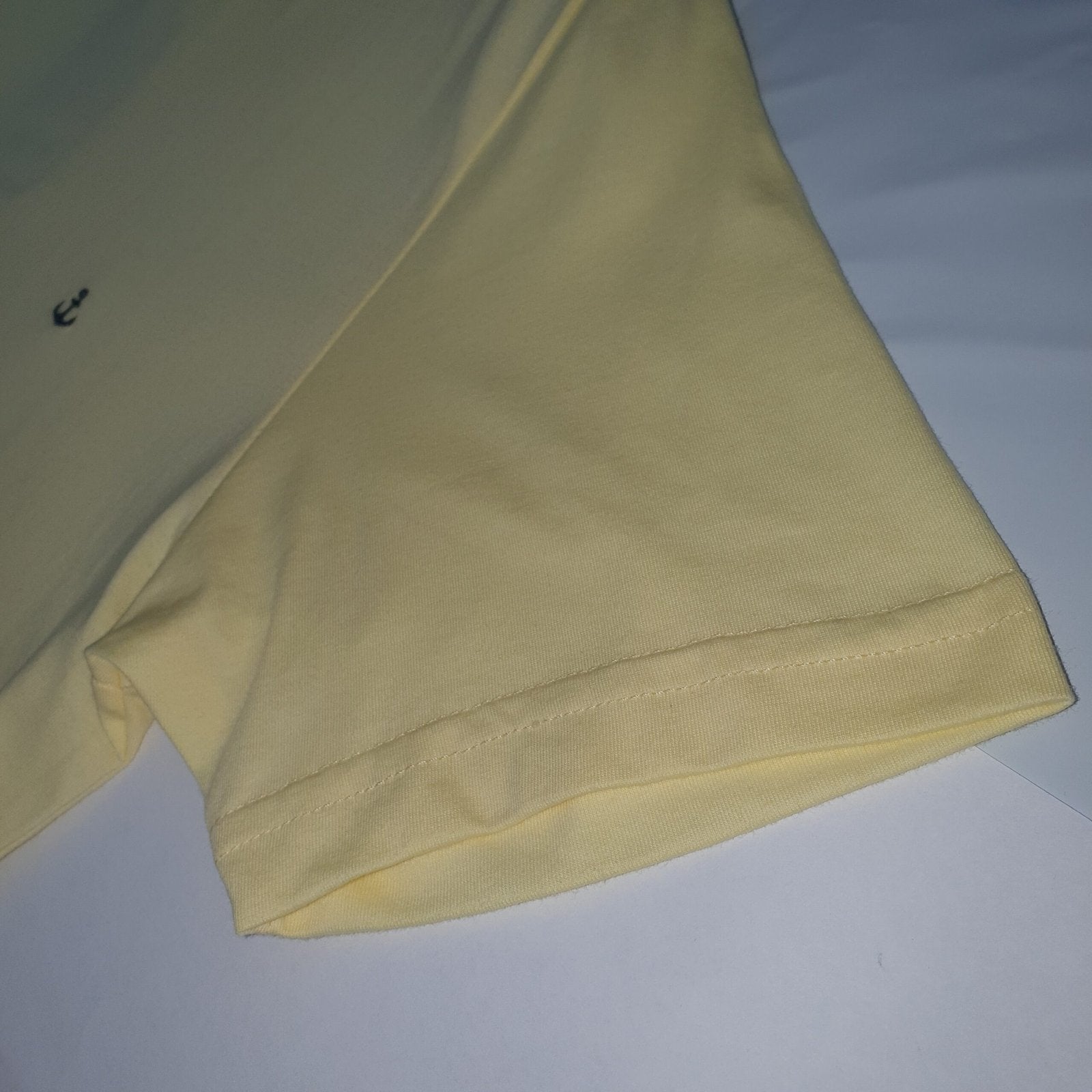 Camiseta Básica king&Joe Masculina Amarela Logo Preto