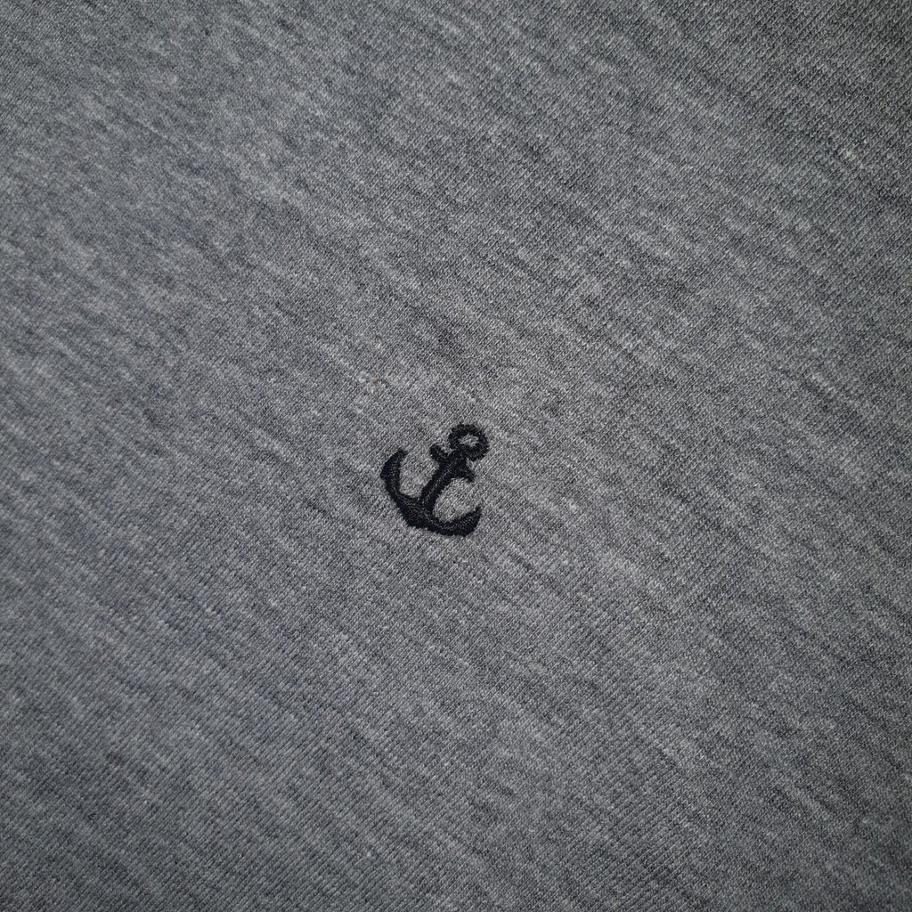 Camiseta Básica king&Joe Masculina Cinza Logo Preto