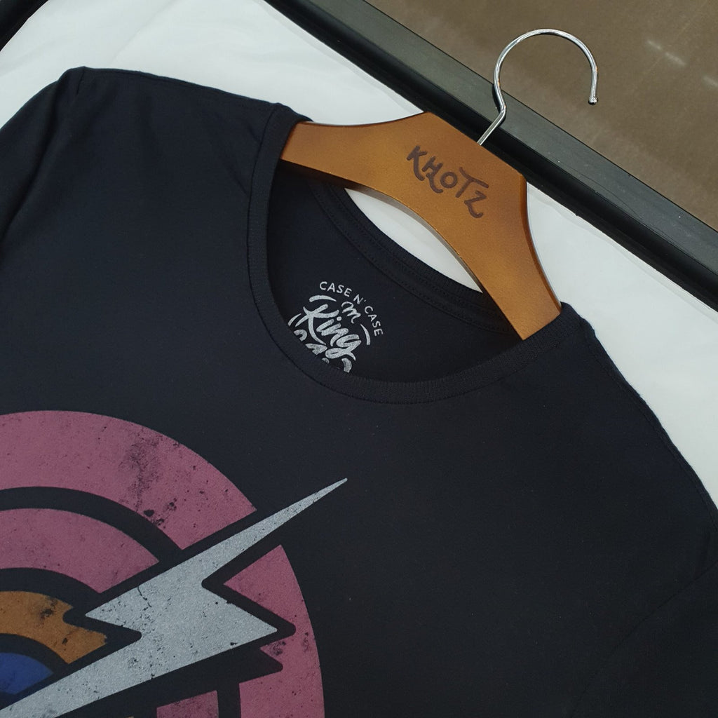 Camiseta Básica King&Joe Masculina Petróleo Estampa Smile Jamaica