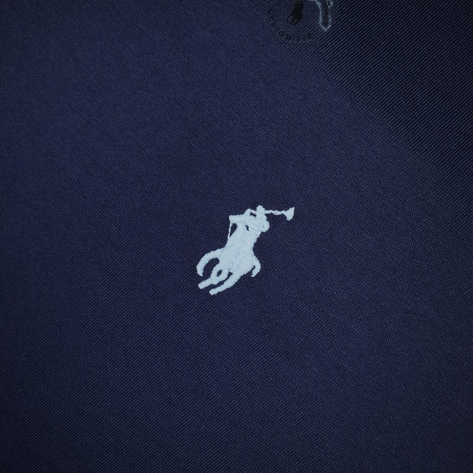 Camiseta Básica Ralph Lauren Masculina Azul Marinho Pony Azul Neon