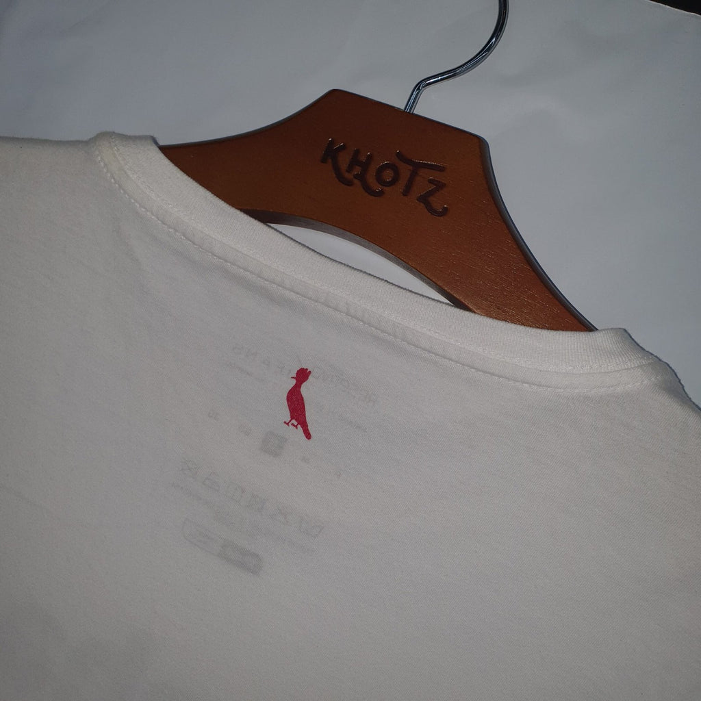Camiseta Básica Reserva Masculina Branca Estampa Risos