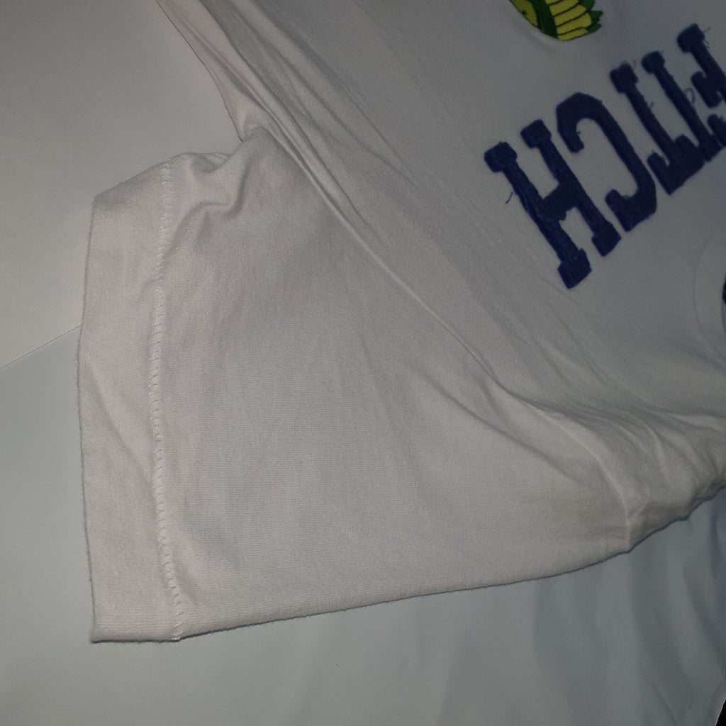 Camiseta Abercrombie Masculina Branca Estampa Índio Amarelo
