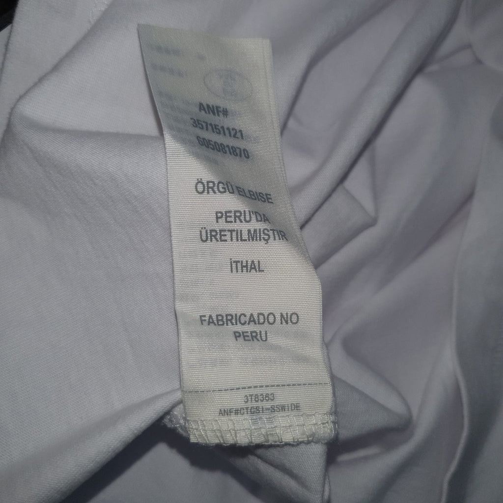 Camiseta Abercrombie Masculina Branca Estampa Índio Amarelo
