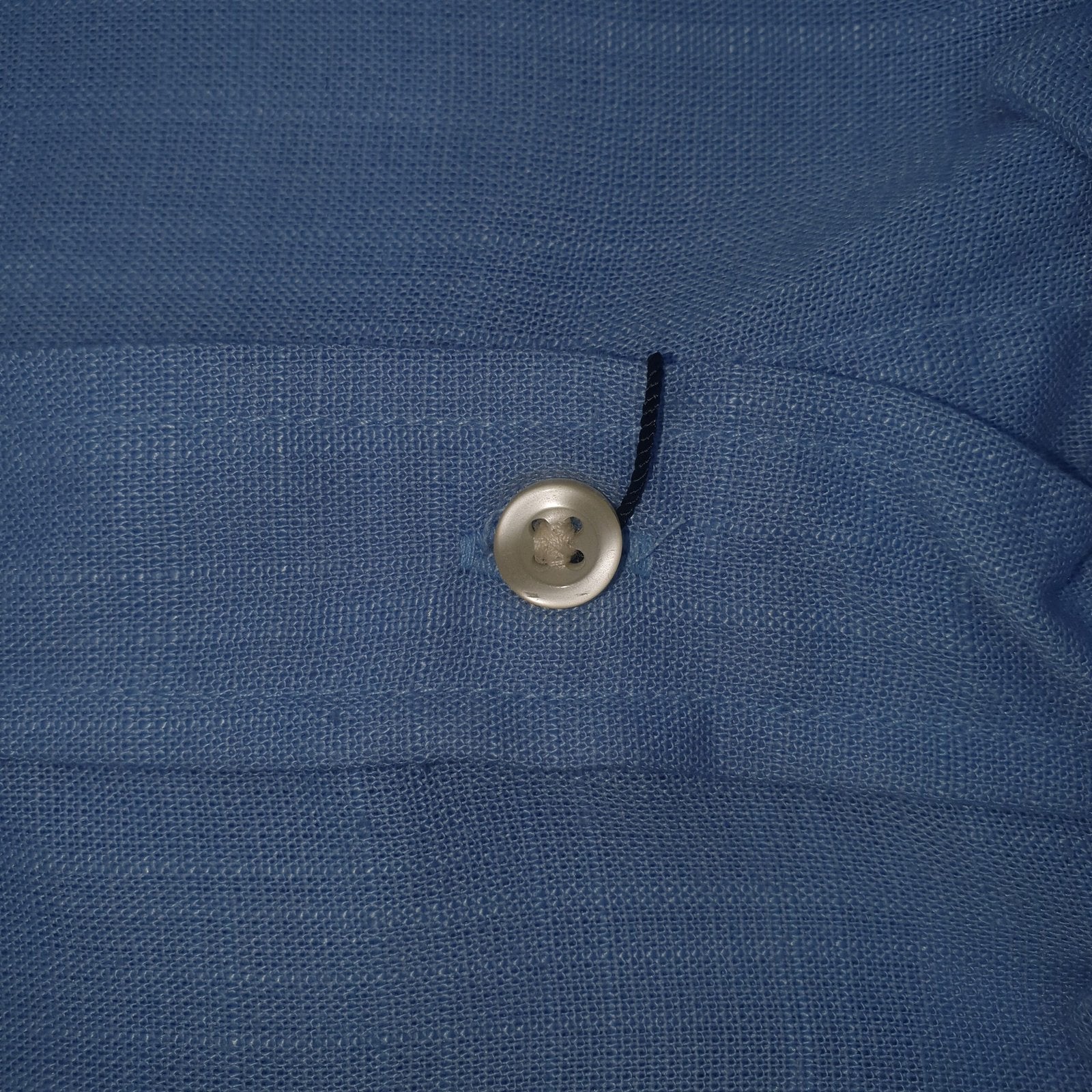 Camisa Ralph Lauren Masculina Linho Azul Celeste Pony Marinho