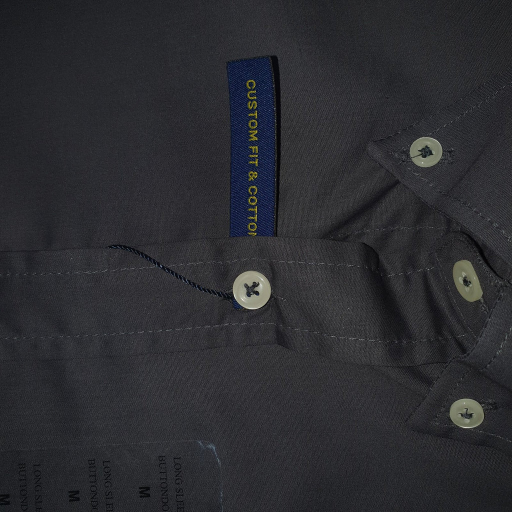Camisa Ralph Lauren Masculina Algodão Seco Cinzenta Pony Branco