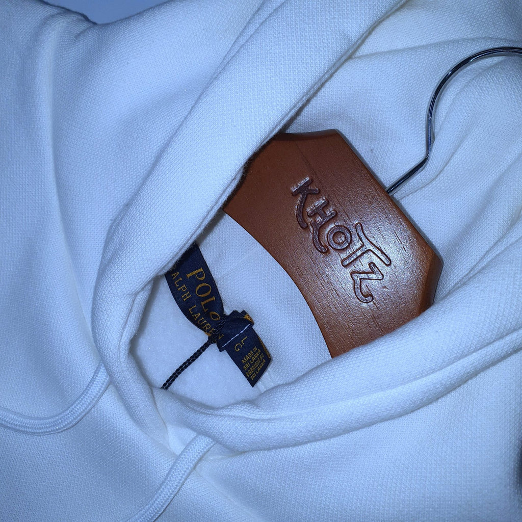 Moletom Ralph Lauren Masculino Branco Pony Azul