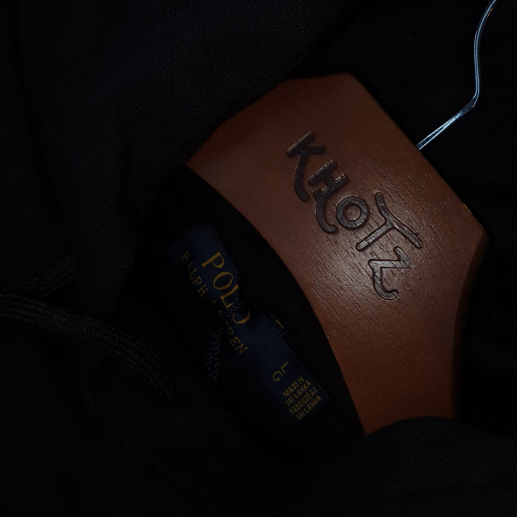Moletom Ralph Lauren Masculino Preto Pony Vermelho