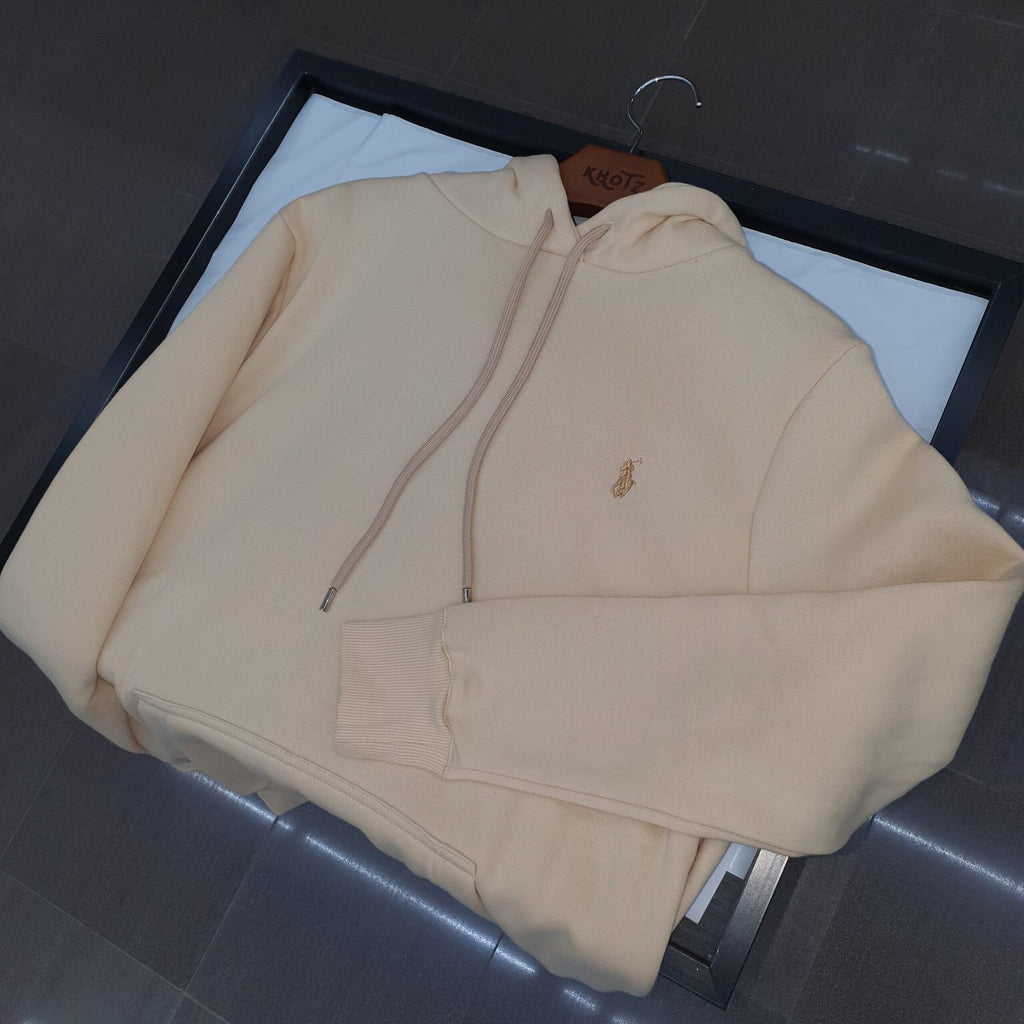 Moletom Ralph Lauren Masculino Creme Pony Dourado