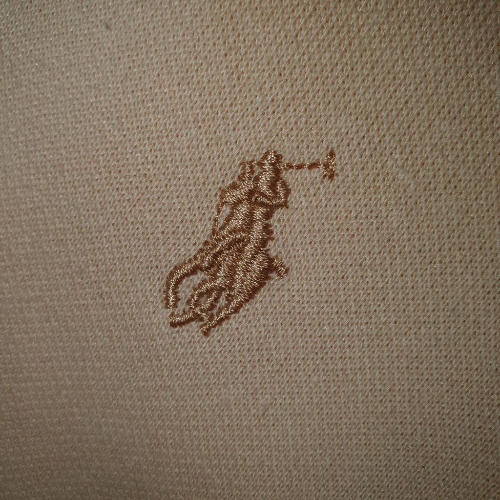 Moletom Ralph Lauren Masculino Creme Pony Dourado