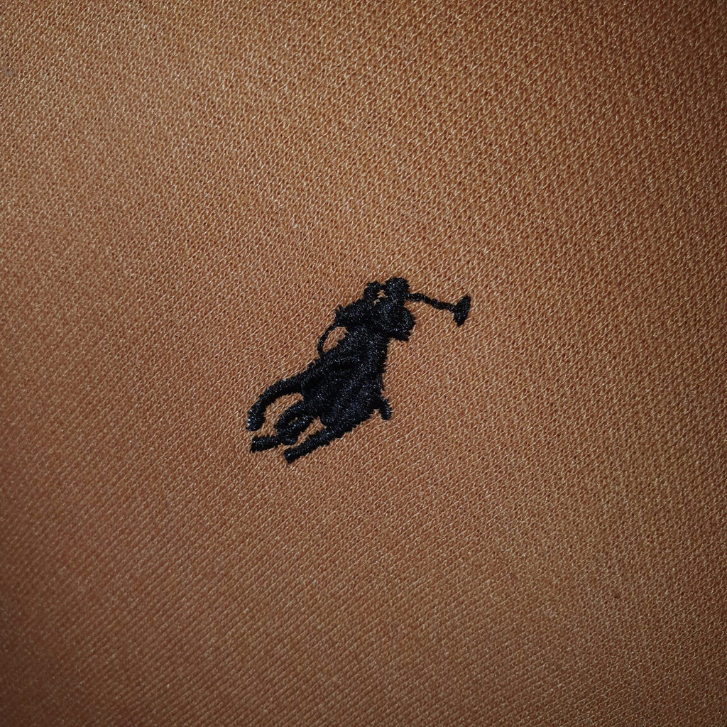 Moletom Ralph Lauren Masculino Mostarda Pony Preto