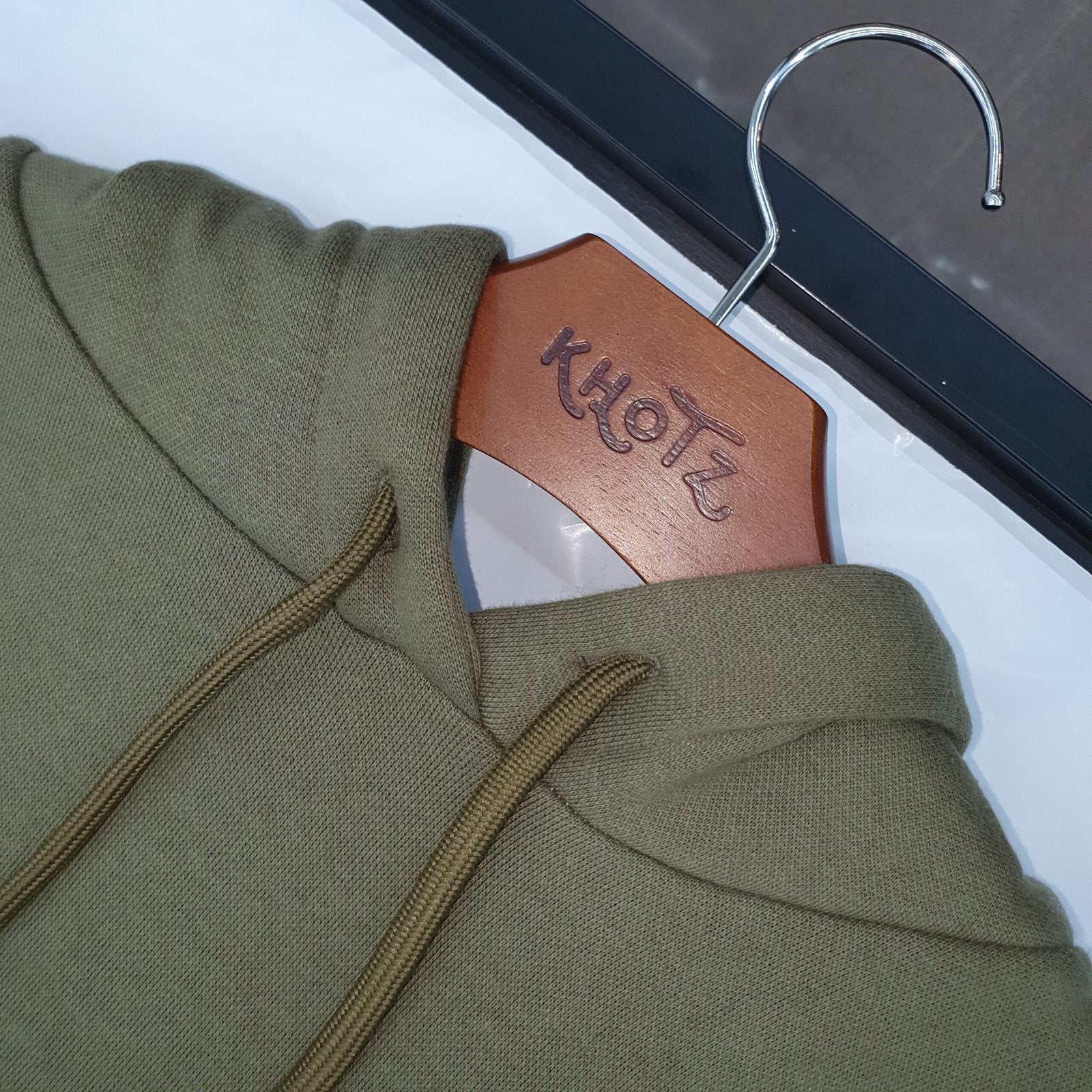 Moletom Ralph Lauren Masculino Verde Exército Pony Laranja