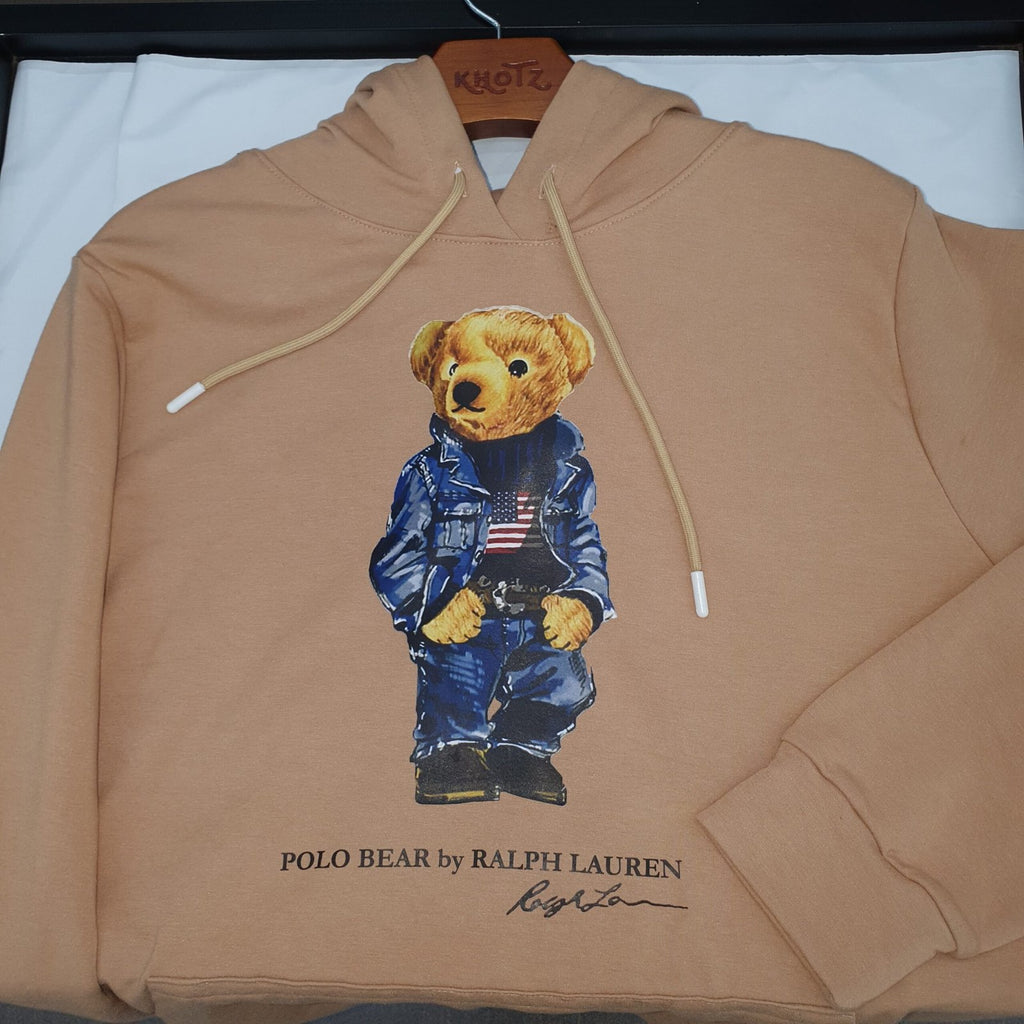 Moletom Ralph Lauren Masculino Bege Modelo Bear
