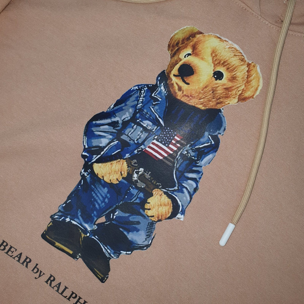 Moletom Ralph Lauren Masculino Bege Modelo Bear