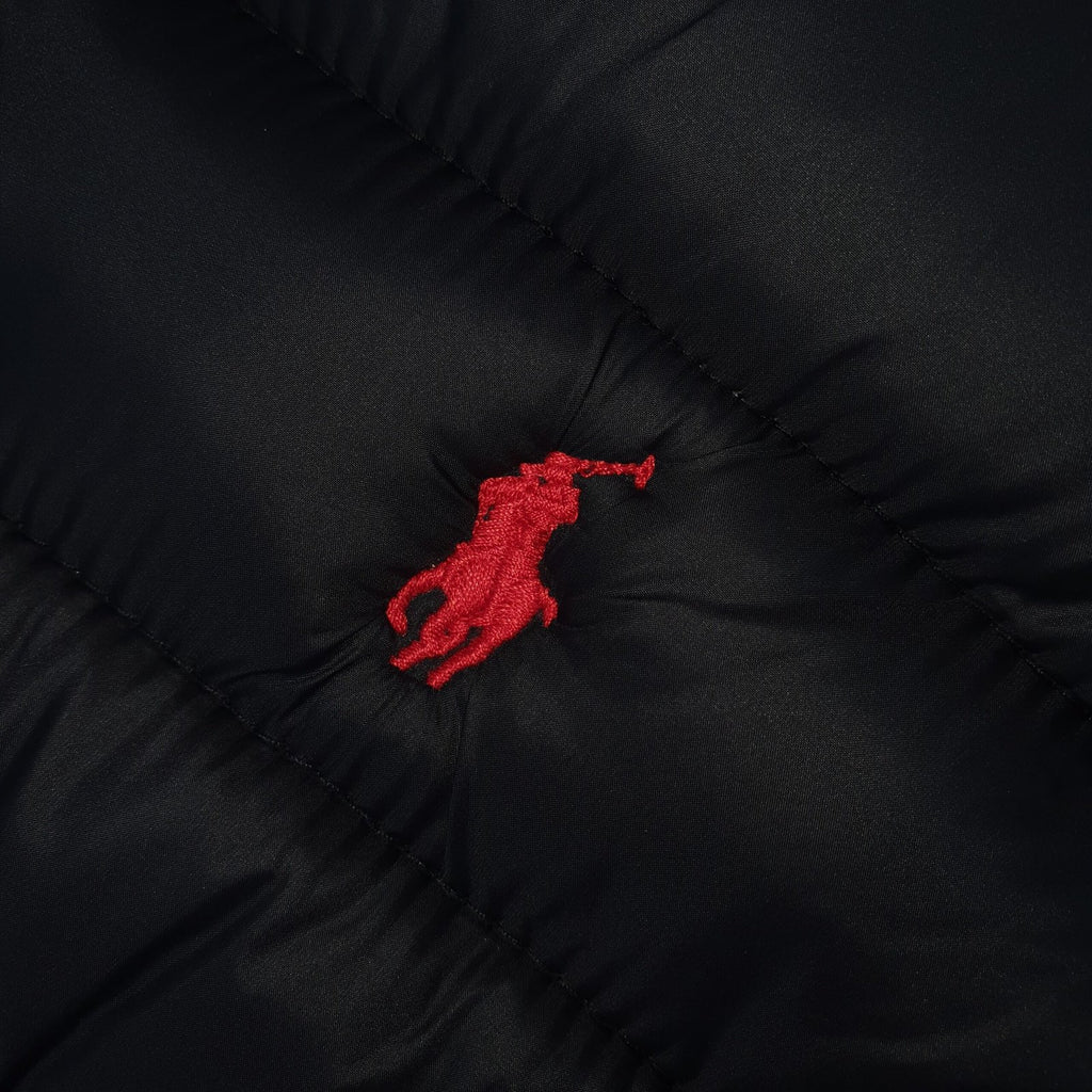 Colete Ralph Lauren Confortável e Exclusivo Preto com Pony Vermelho