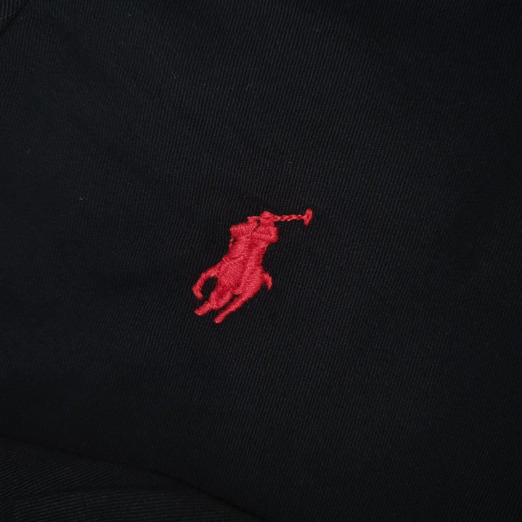 Jaqueta Sarja Ralph Lauren Masculina Inverno Rigoroso Preta com Pony Vermelho