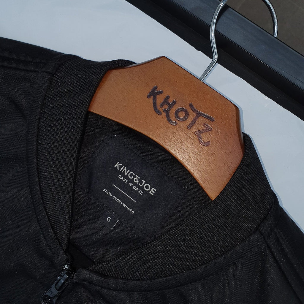 Jaqueta Bomber King&Joe Masculina Clássica Preta