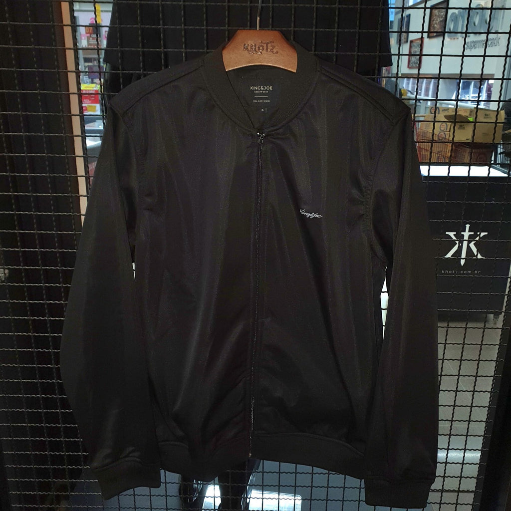 Jaqueta Bomber King&Joe Masculina Clássica Preta