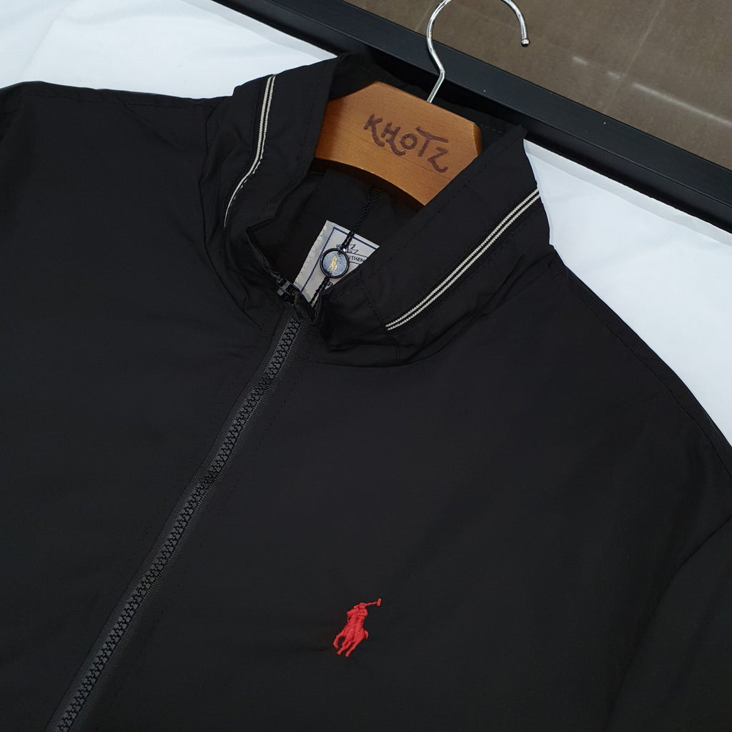 Jaqueta Ralph Lauren Masculina Bomber Preta Pony Vermelho