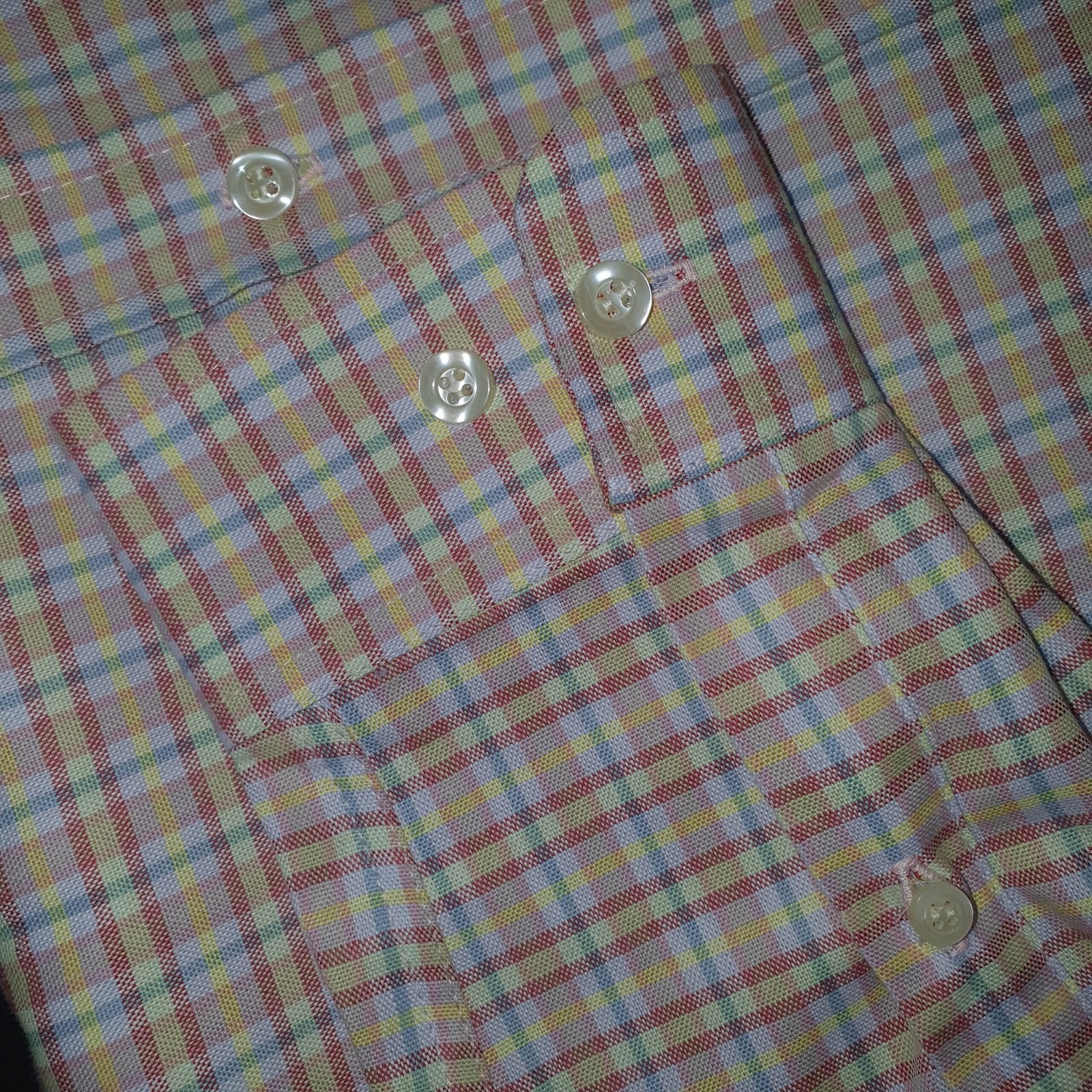 Camisa Ralph Lauren Masculina Oxford Xadrez Invernal Creme Pony Amarelo