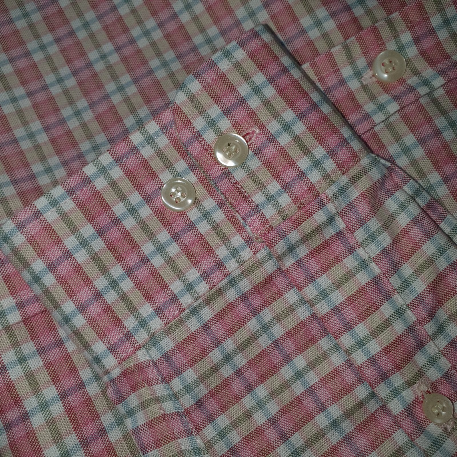 Camisa Ralph Lauren Masculina Oxford Xadrez Invernal Rosa Pony Goiaba