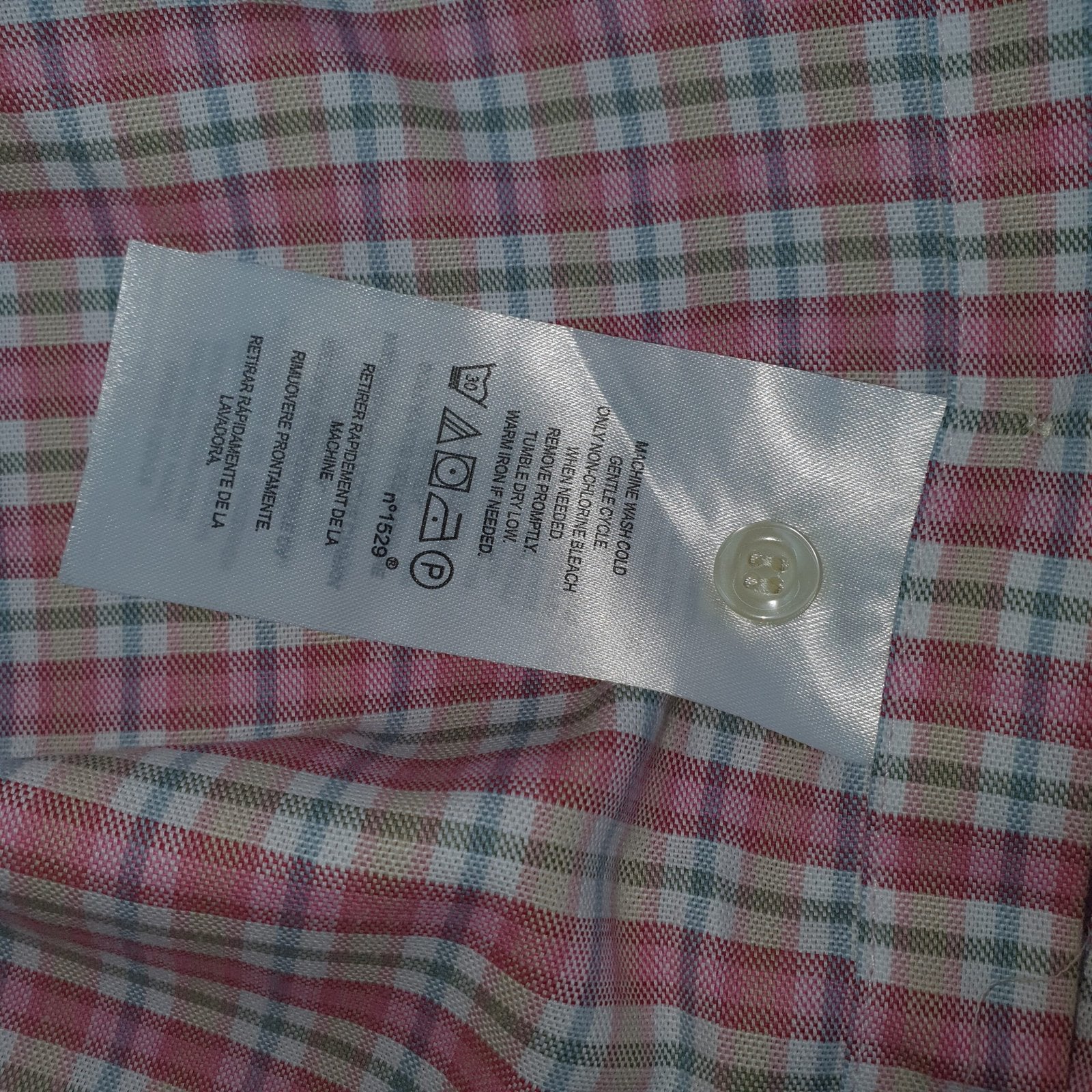 Camisa Ralph Lauren Masculina Oxford Xadrez Invernal Rosa Pony Goiaba