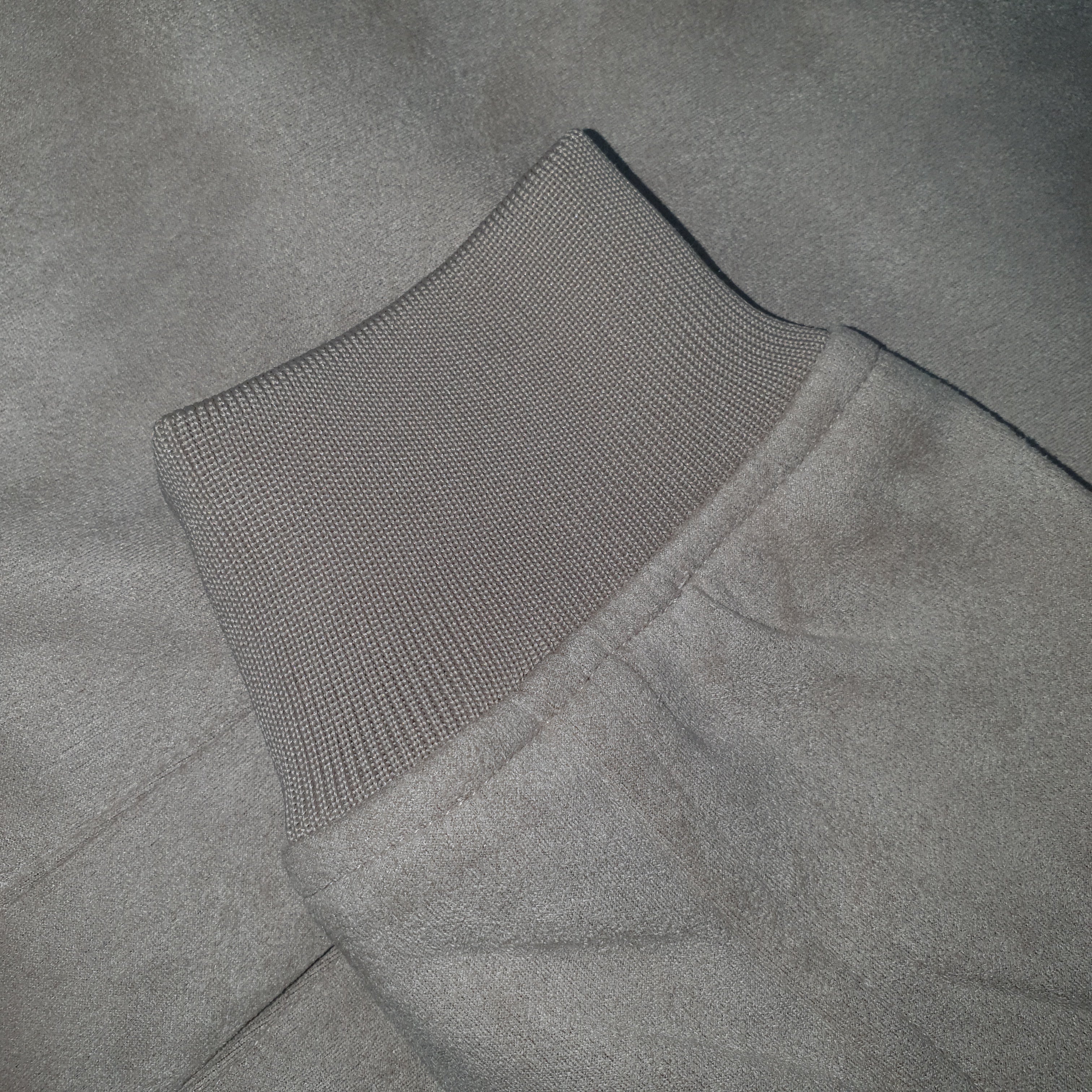 Jaqueta Ralph Lauren Masculina Suede Marmorizada Creme Pony Marinho Ajustada no Corpo