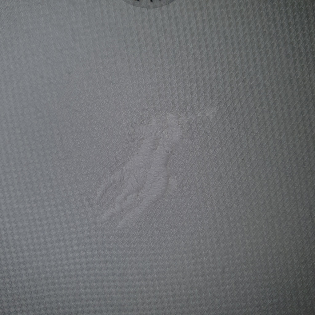 Polo Ralph Lauren Masculina Branca Colarinho Italiano Monocromática
