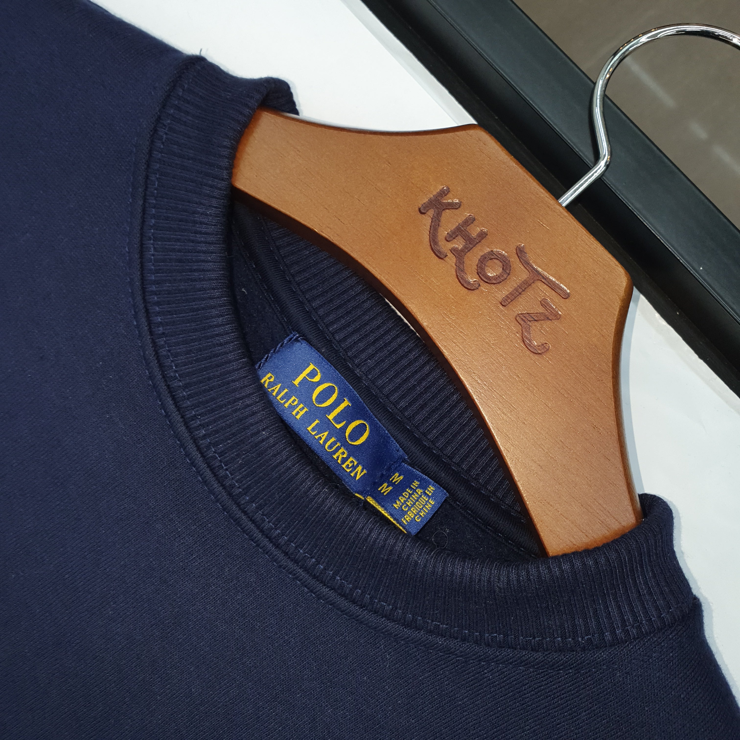 Moletom Ralph Lauren Masculino Marinho Peluciado Urso Americano