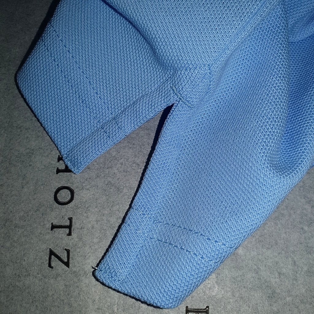 Polo Tommy Hilfiger Masculina Azul Bebê 1985 Regular Fit