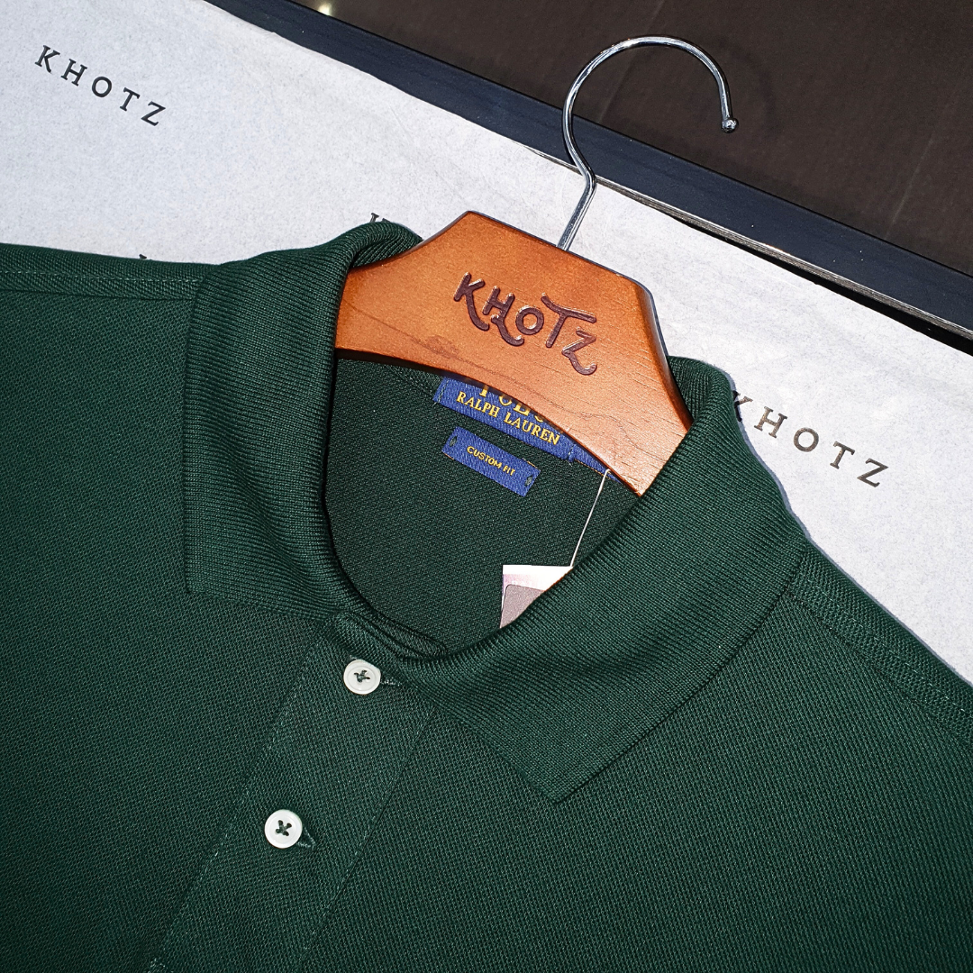 Polo Ralph Lauren Masculina Verde Floresta Pony Vermelho