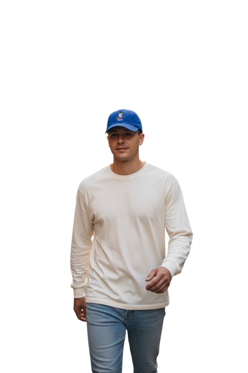 Boné Ralph Lauren Azul Royal Urso Americano Polo Bear