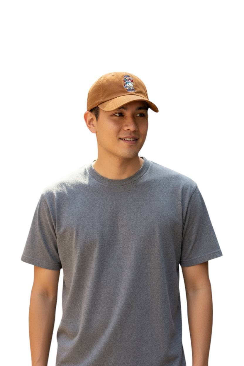 Boné Ralph Lauren Caramelo Urso Americano Polo Bear