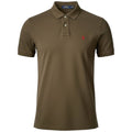 Polo Ralph Lauren Masculina Verde Exército Pony Vermelho
