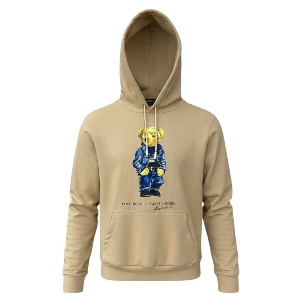 Moletom Ralph Lauren Masculino Bege Modelo Bear