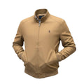Jaqueta Suede Ralph Lauren Masculina Meia Estação Caramelo Pony Marinho