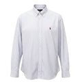 Camisa Ralph Lauren Masculina Micro Xadrez Lavanda Pony Lilás
