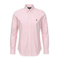 Camisa Ralph Lauren Masculina Rosa Listras Maxi Pony Bordô