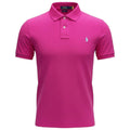 Polo Ralph Lauren Masculina Rosa Fúcsia Pony Gelo