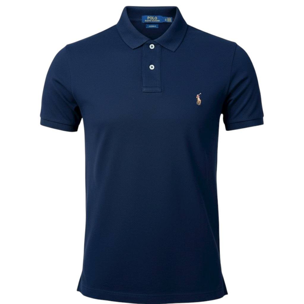 Polo Ralph Lauren Masculina Marinho Pony Colorido