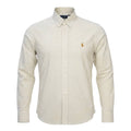 Camisa Ralph Lauren Masculina Xadrez Europeu Pony Dourado