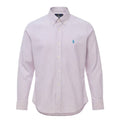 Camisa Ralph Lauren Masculina Listras América Pony Azul Celeste